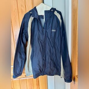 EUC Men’s Coleman lightweight rain camping windbreaker jacket  XL